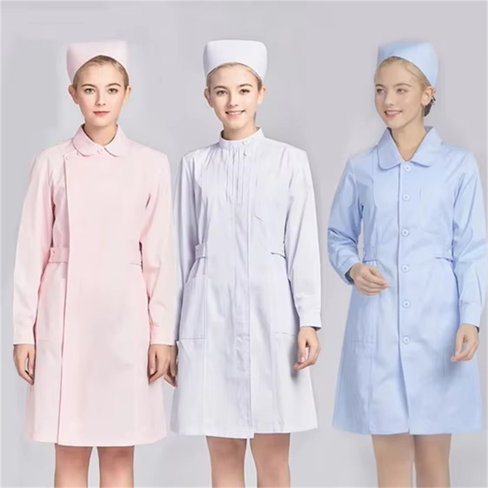Lab Coat Medical - Nuevo abrigo de uniforme blanco transpirable