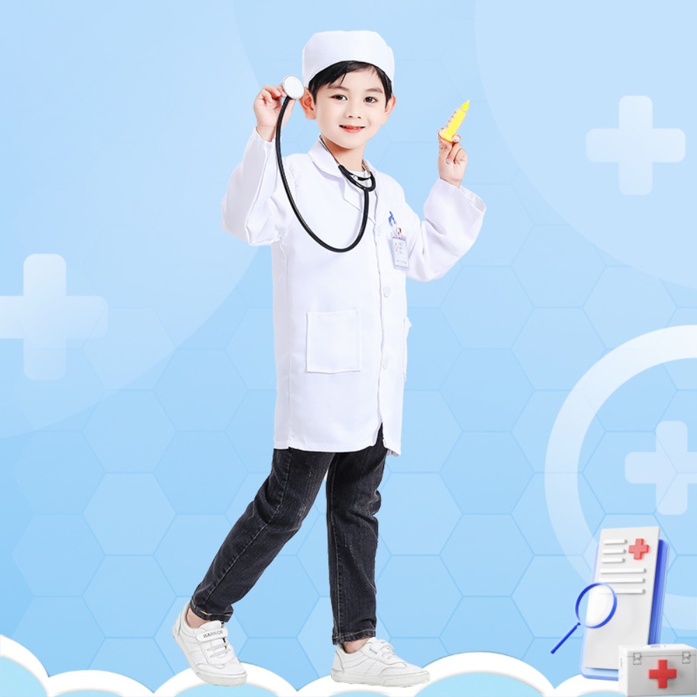 Lab Coat Medical - Conjunto de disfraz de médico y