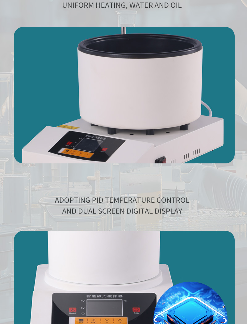 Magnetic Stirrer Hotplate - Placa Calefactora Eléctrica con Agitador Magnético,