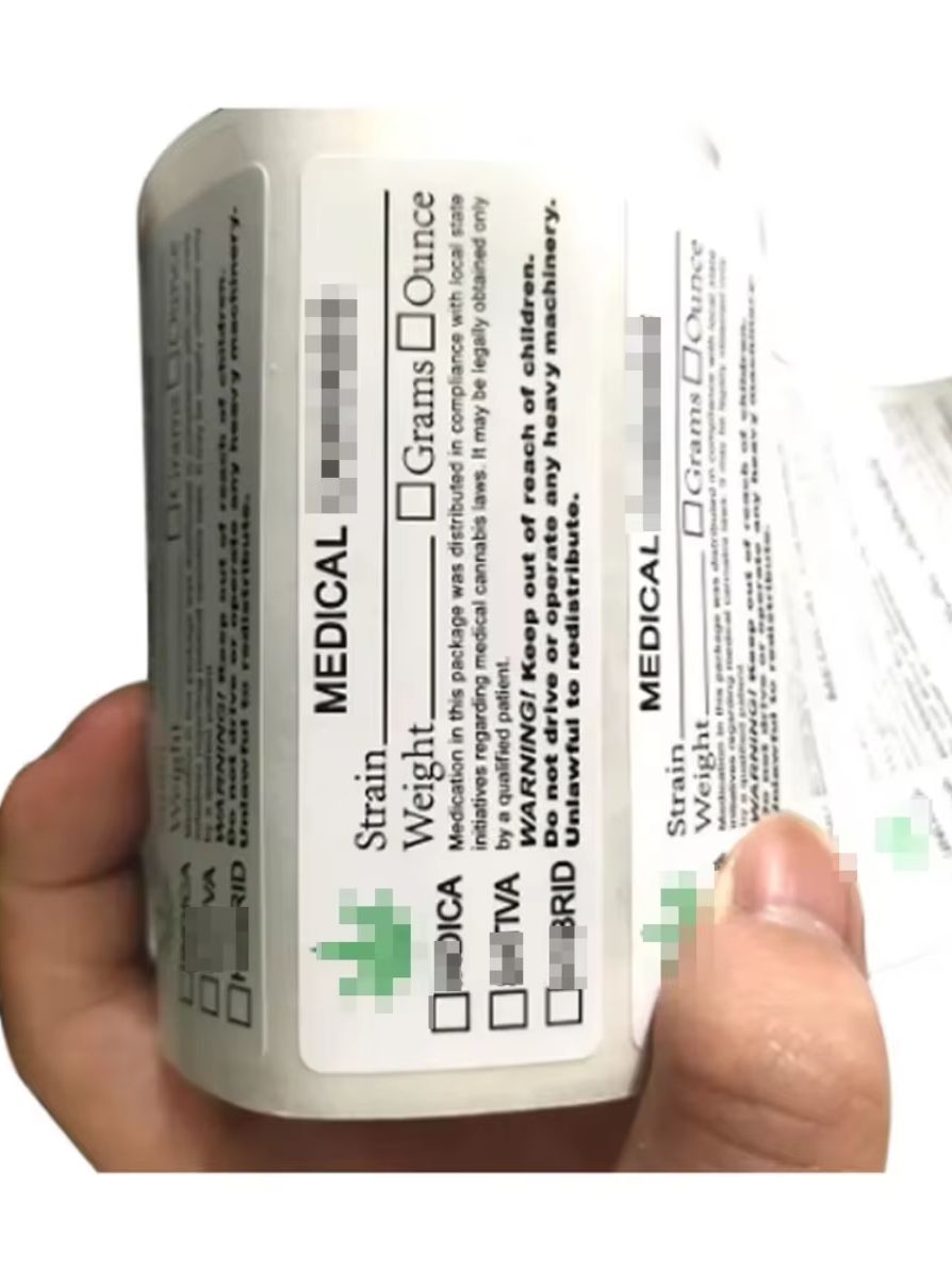 Medical Label - 500 unidades por rollo, etiquetas universales