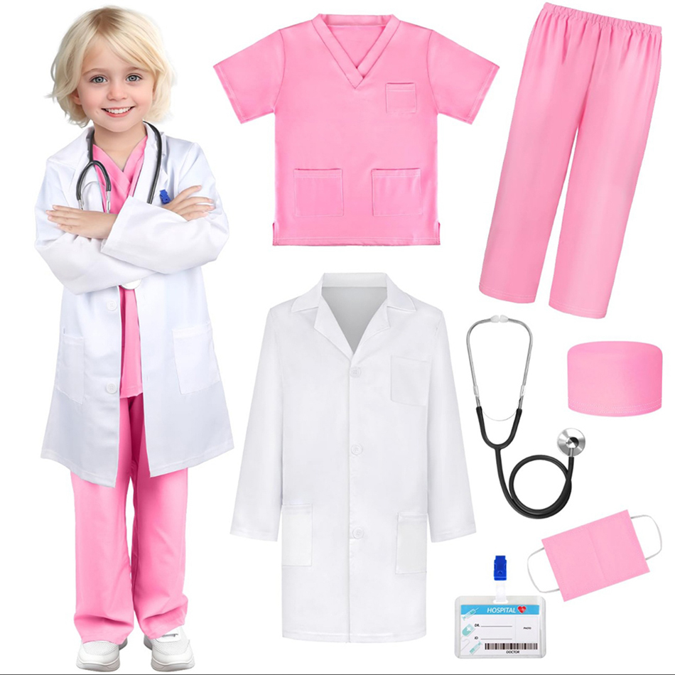 Uniformes médicos cómodos blan - Lab Coat Medical reseña y precio