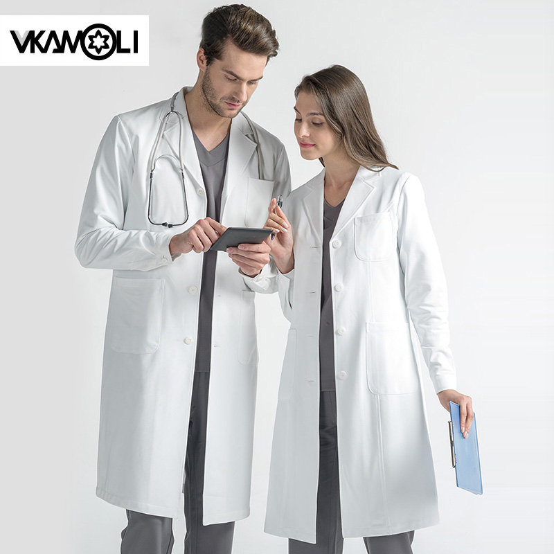 Bata blanca de tela anti-Zou d - Lab Coat Medical reseña y precio