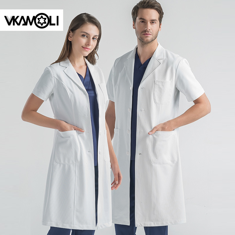 Bata blanca de tela anti-Zou d - Lab Coat Medical reseña y precio