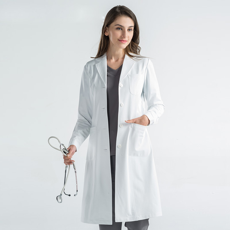 Bata blanca de tela anti-Zou d - Lab Coat Medical reseña y precio