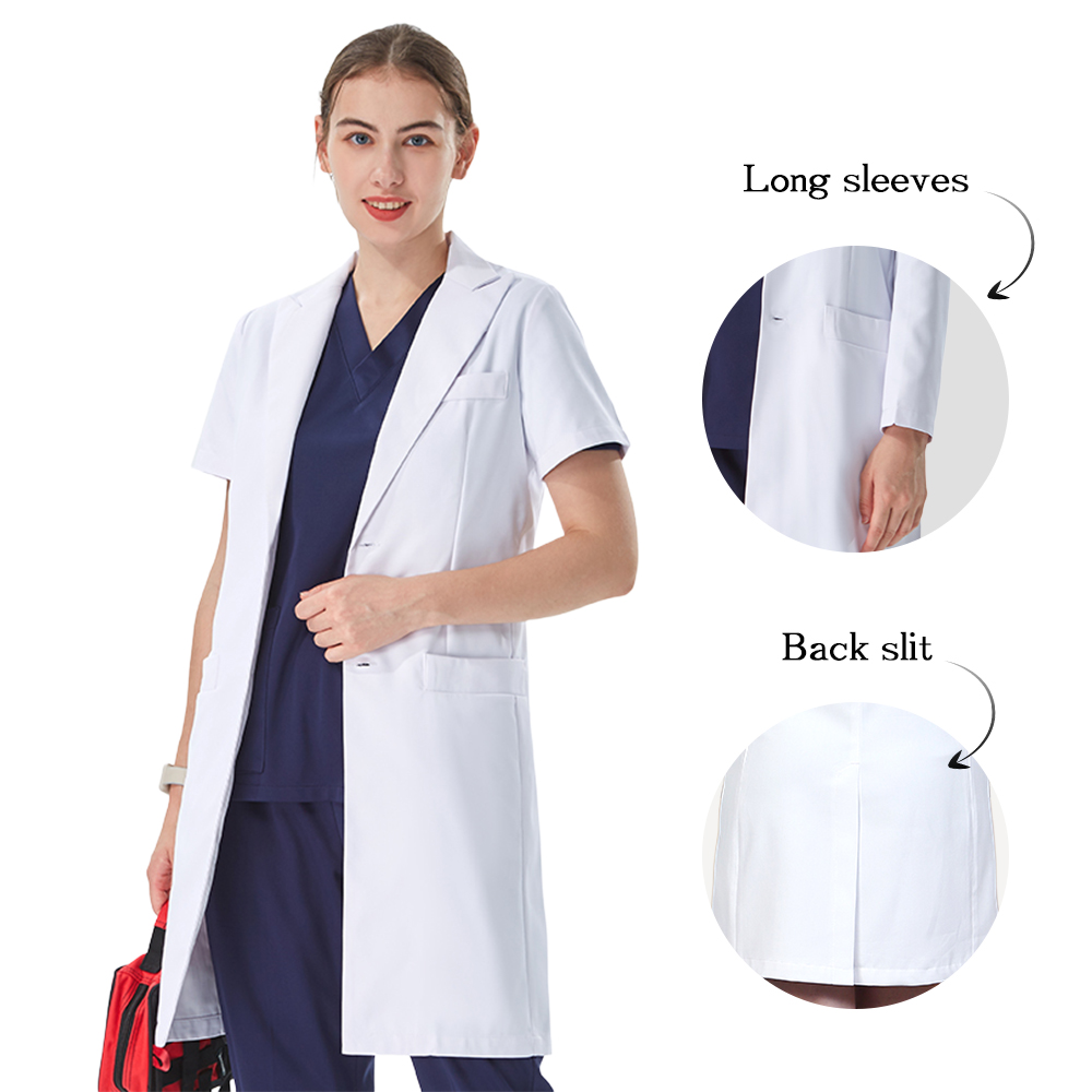 Bata de Laboratorio Blanca con - Lab Coat Medical reseña y precio